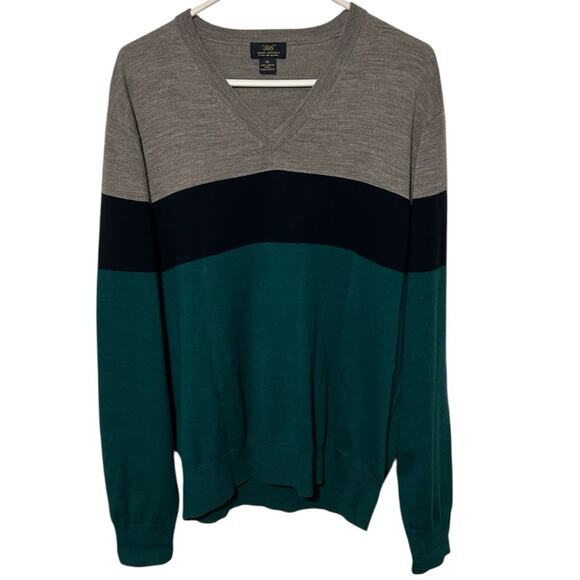 Brooks Brothers Extra Fine Mereno wool men’s v-neck sweater. Size XL - Picture 4 of 4